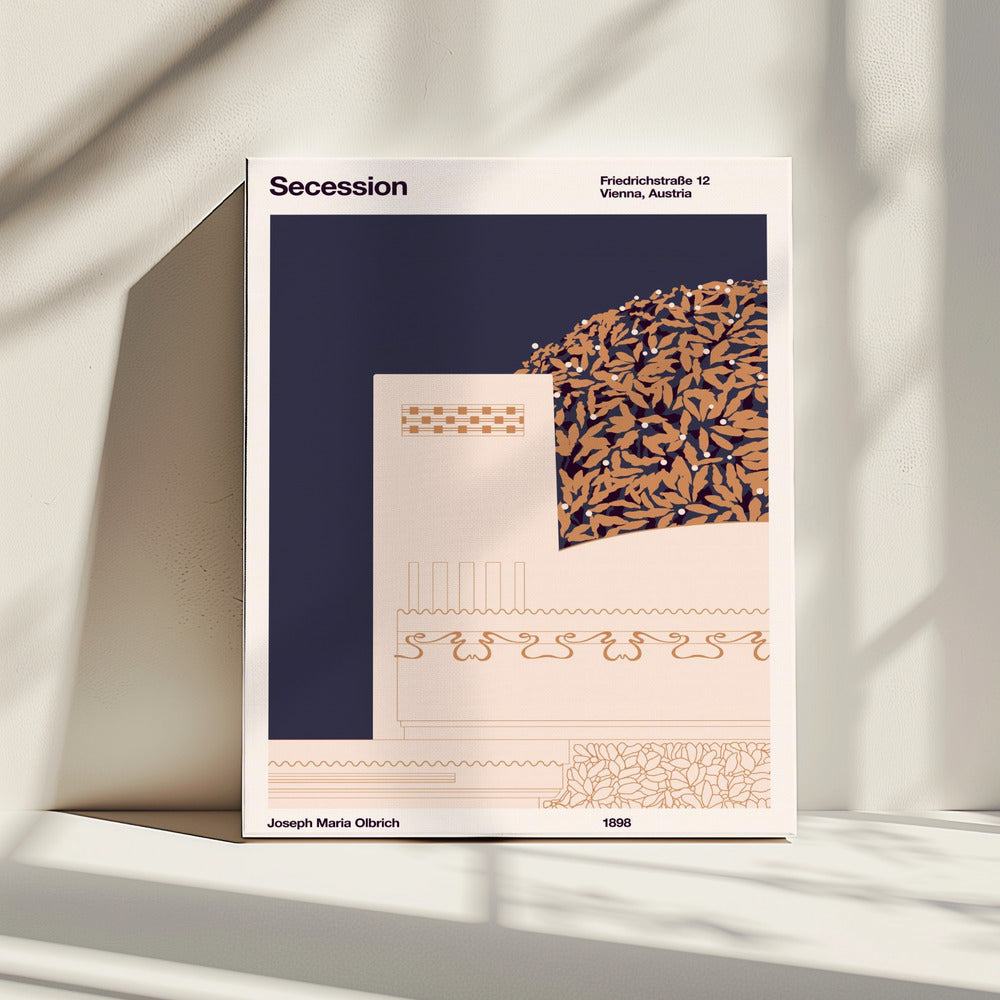 Secession Creme | Leinwand