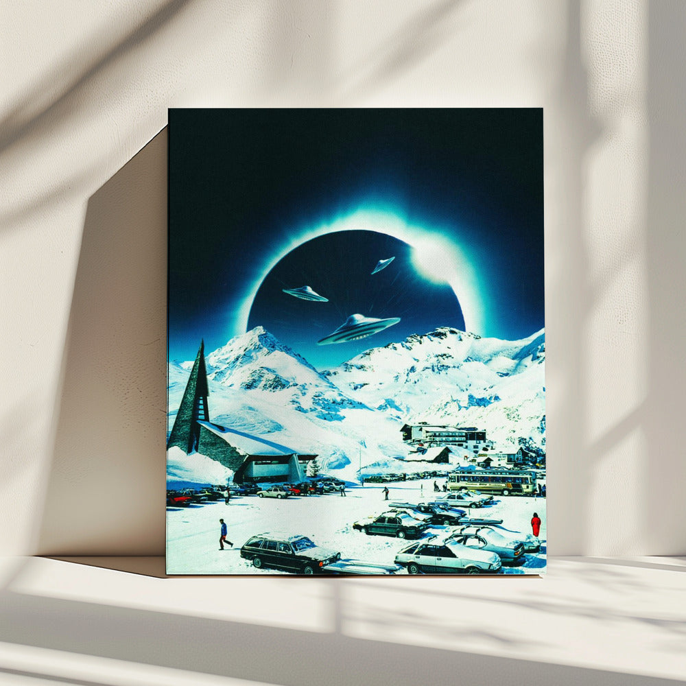 Winterfinsternis | Leinwand