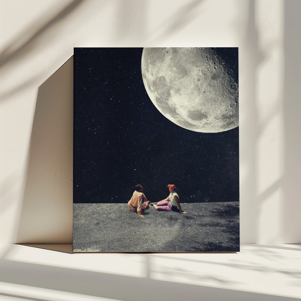 Ich gab dir den Mond für ein Lächeln | Leinwand