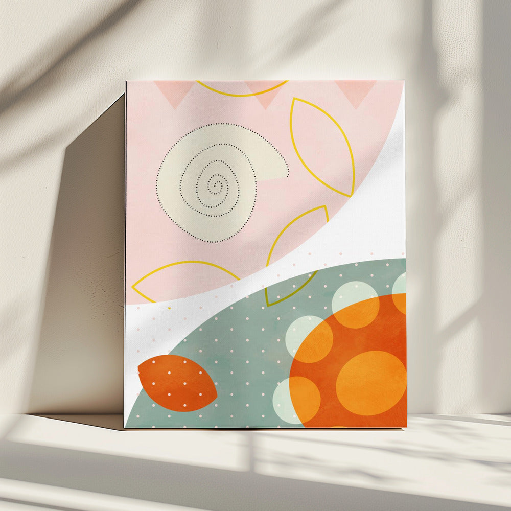 Freundliche Farben Hilma 4 | Leinwand
