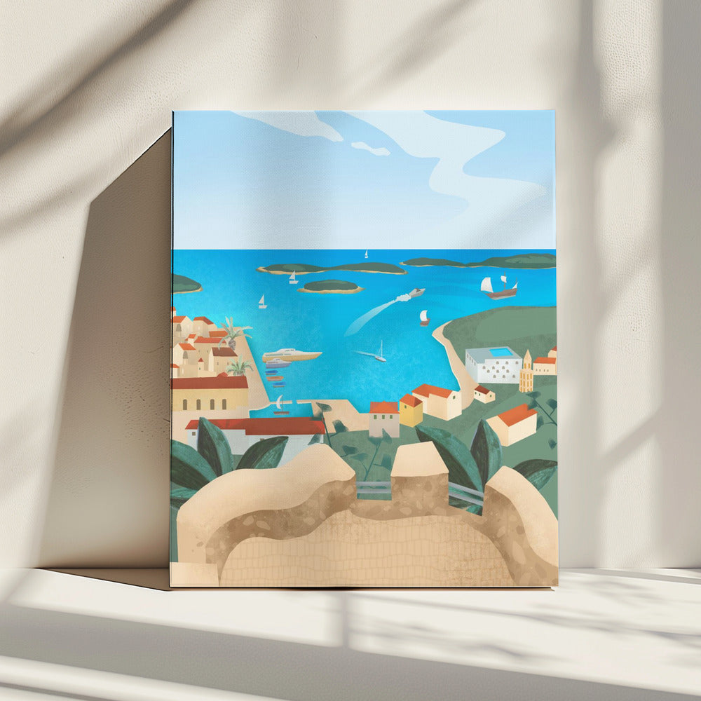 Insel Hvar | Leinwand