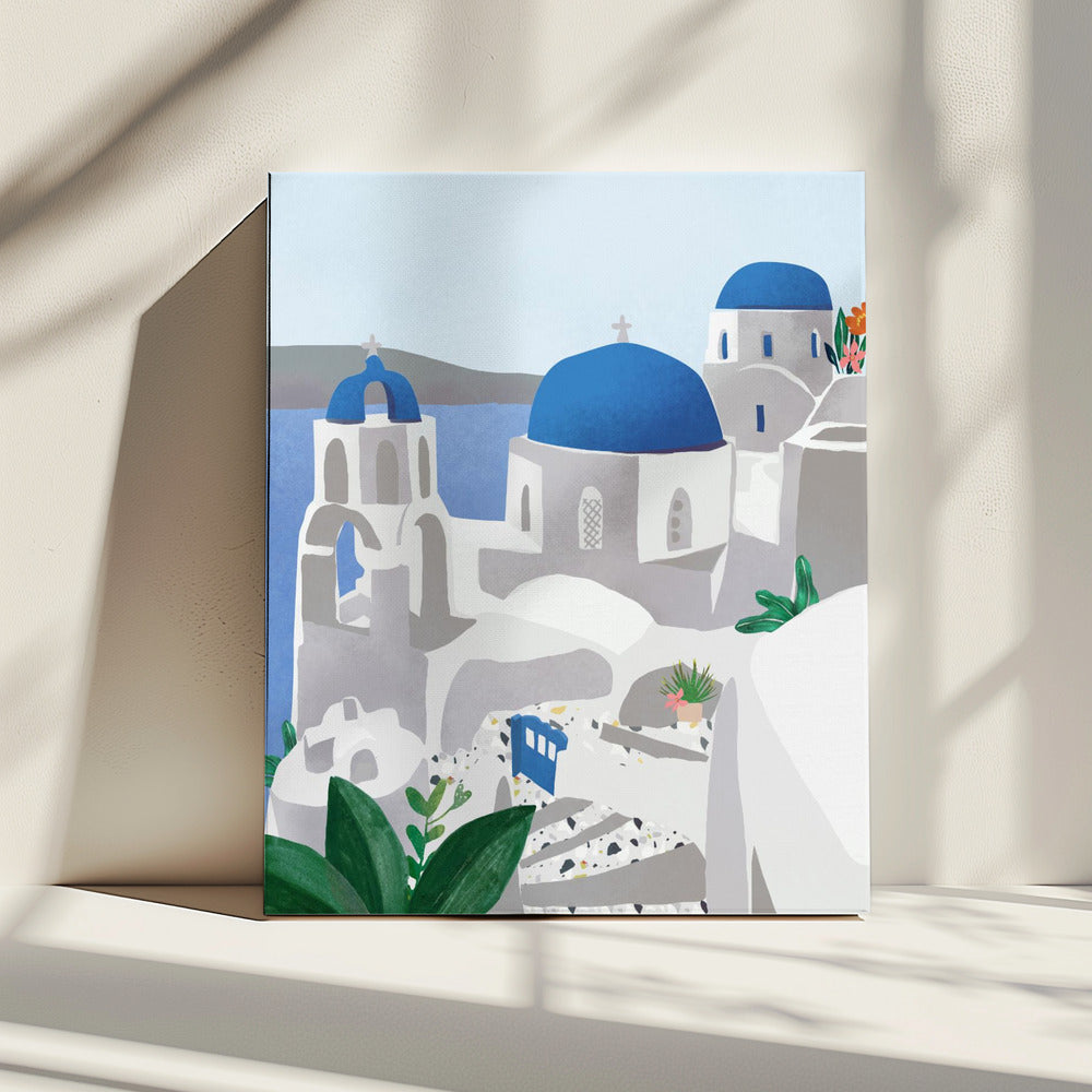 Insel Santorin | Leinwand