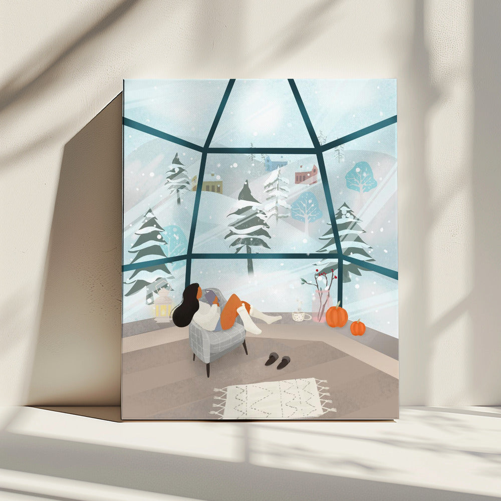 Winterwunderland | Leinwand