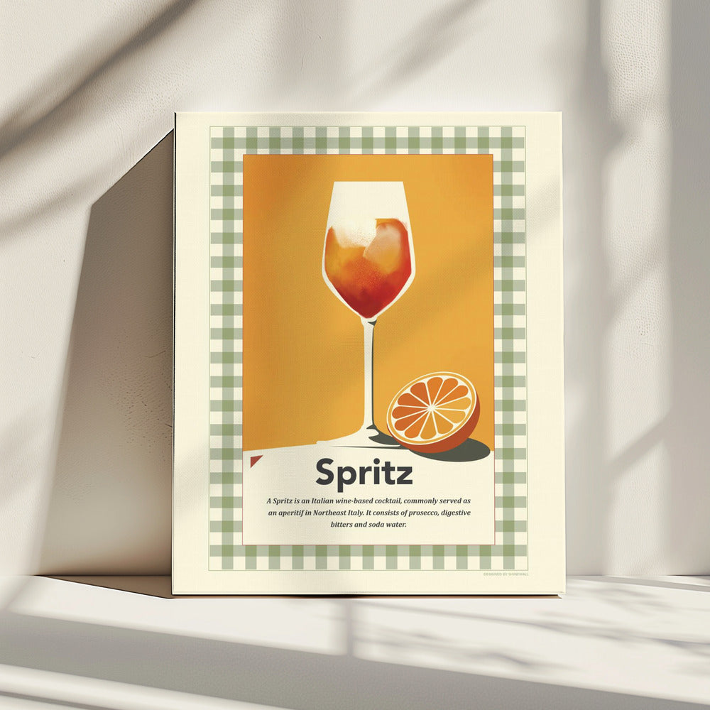 Spritz Retro-Druck | Leinwand