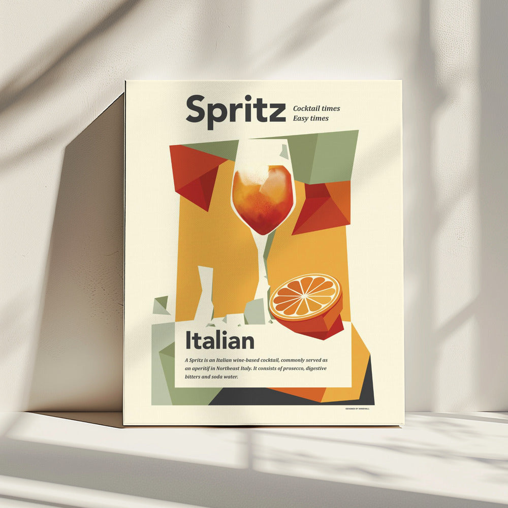 Aperol Spritz Druck | Leinwand