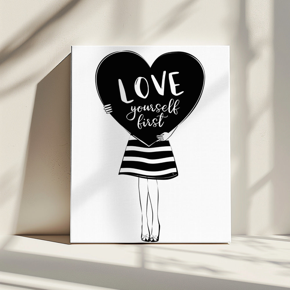 Liebe dich selbst | Leinwand