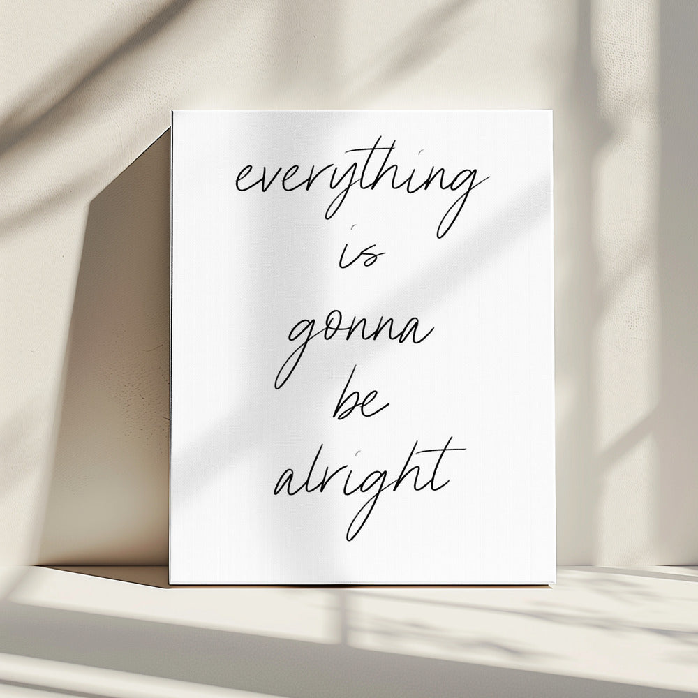 Positive Vibes voraus | Leinwand