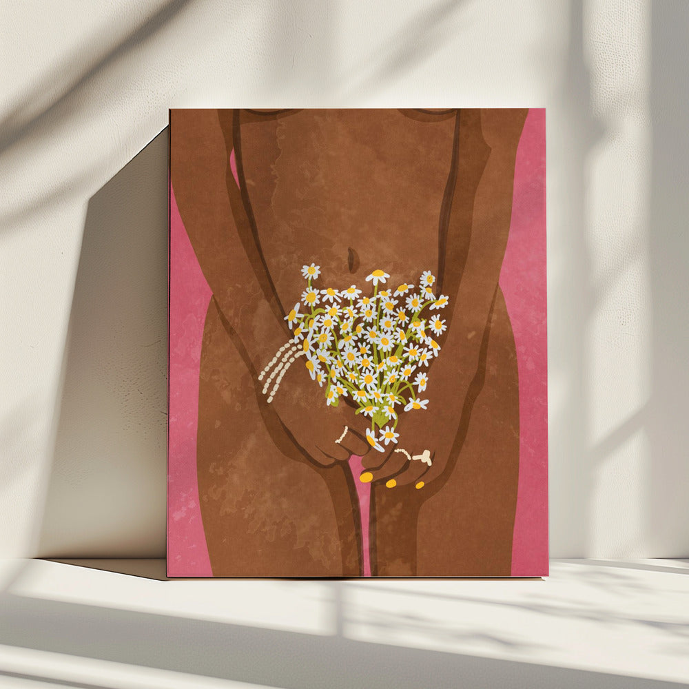 Blumen tragen | Leinwand