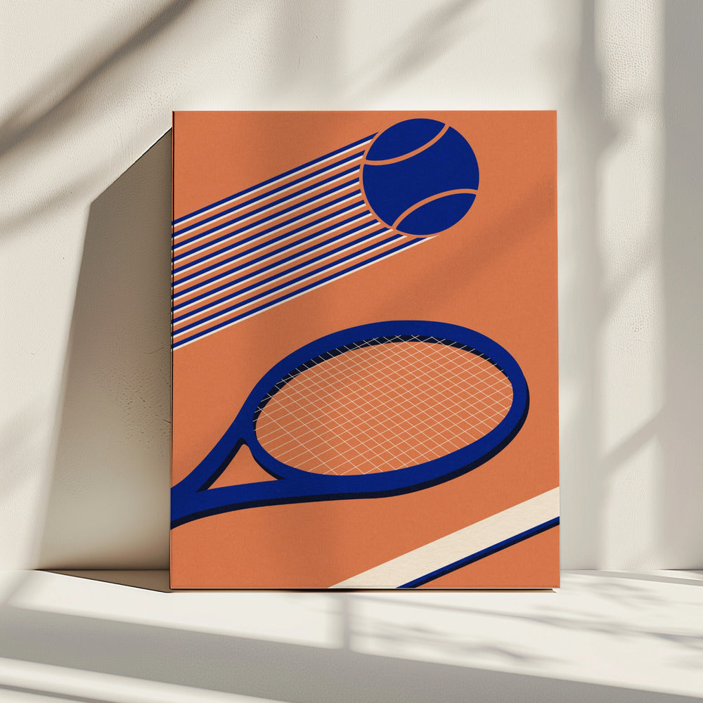 Tennis 80er Jahre | Leinwand