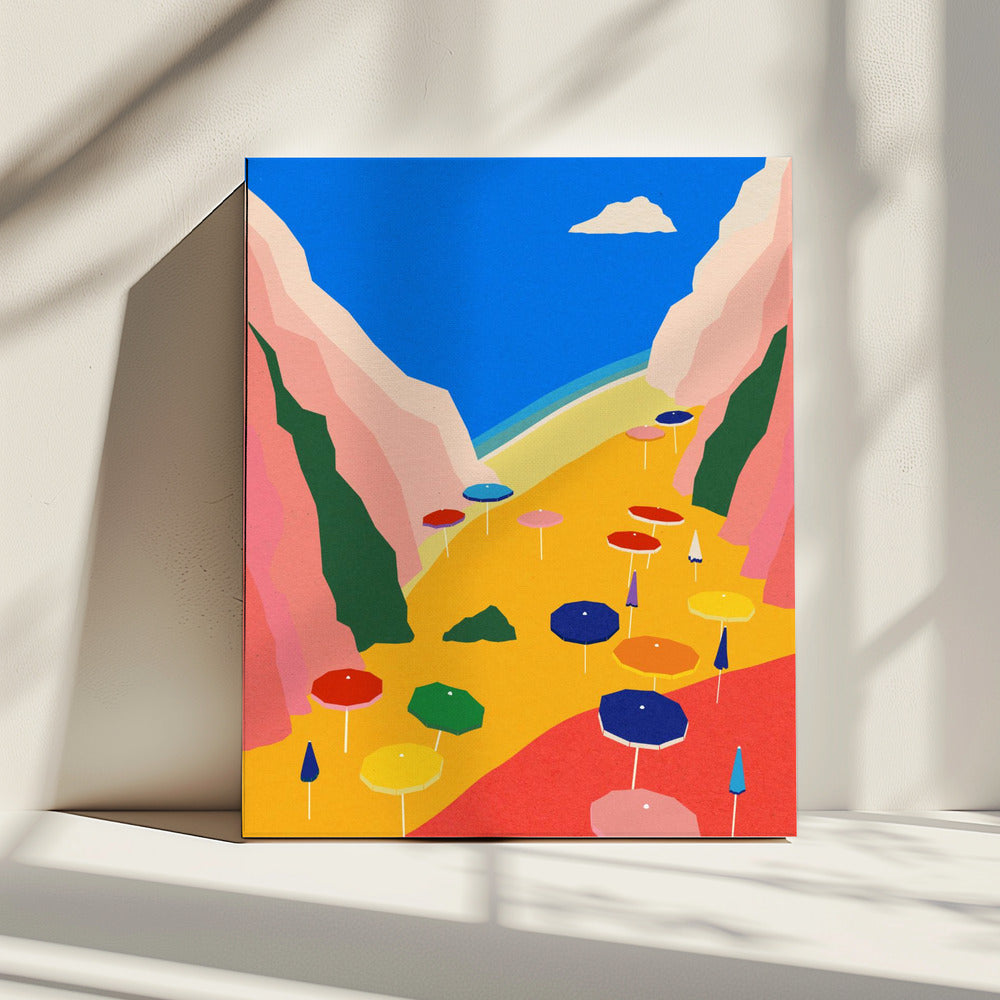 Lido Ligurien | Leinwand