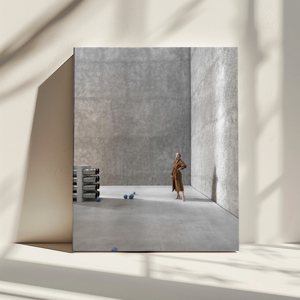 Posieren auf Beton | Leinwand