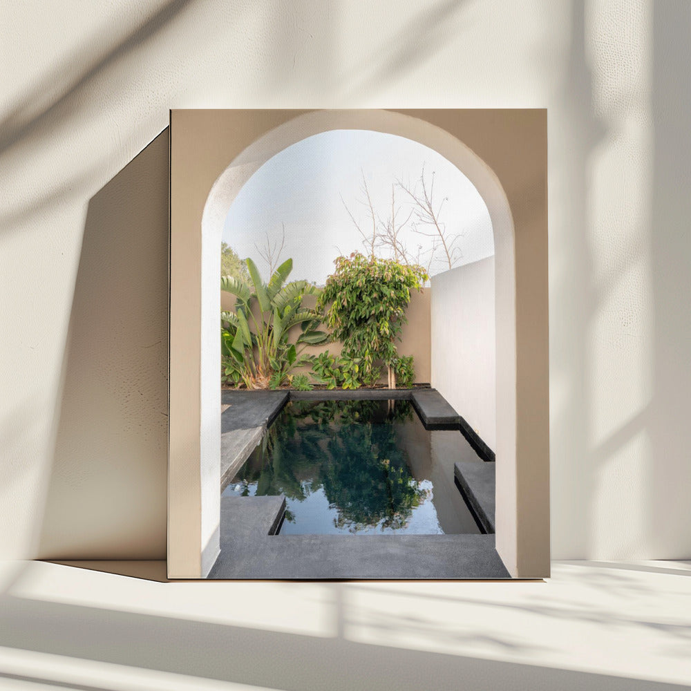 Der Pool des Istoria Hotels | Leinwand