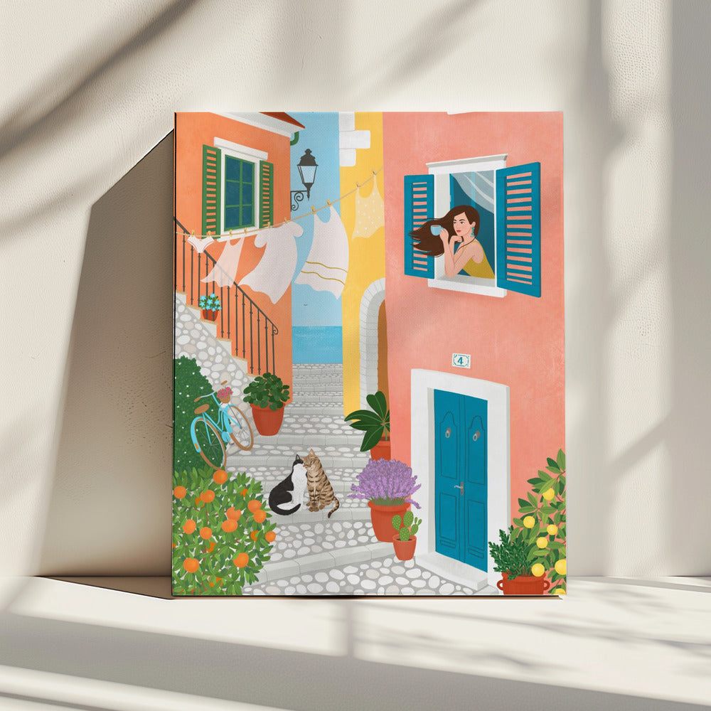 Sonntagmorgen in der Provence | Leinwand
