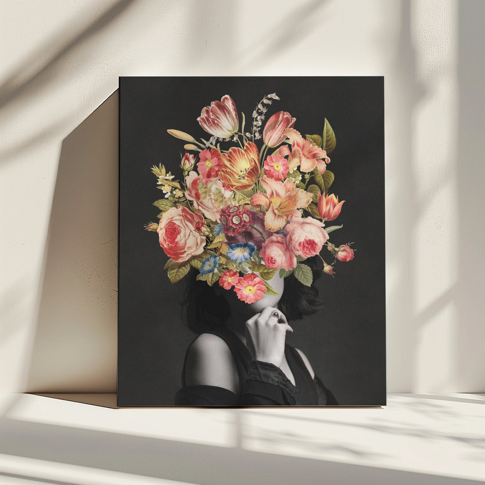 Vintage Blumenstrauß | Leinwand