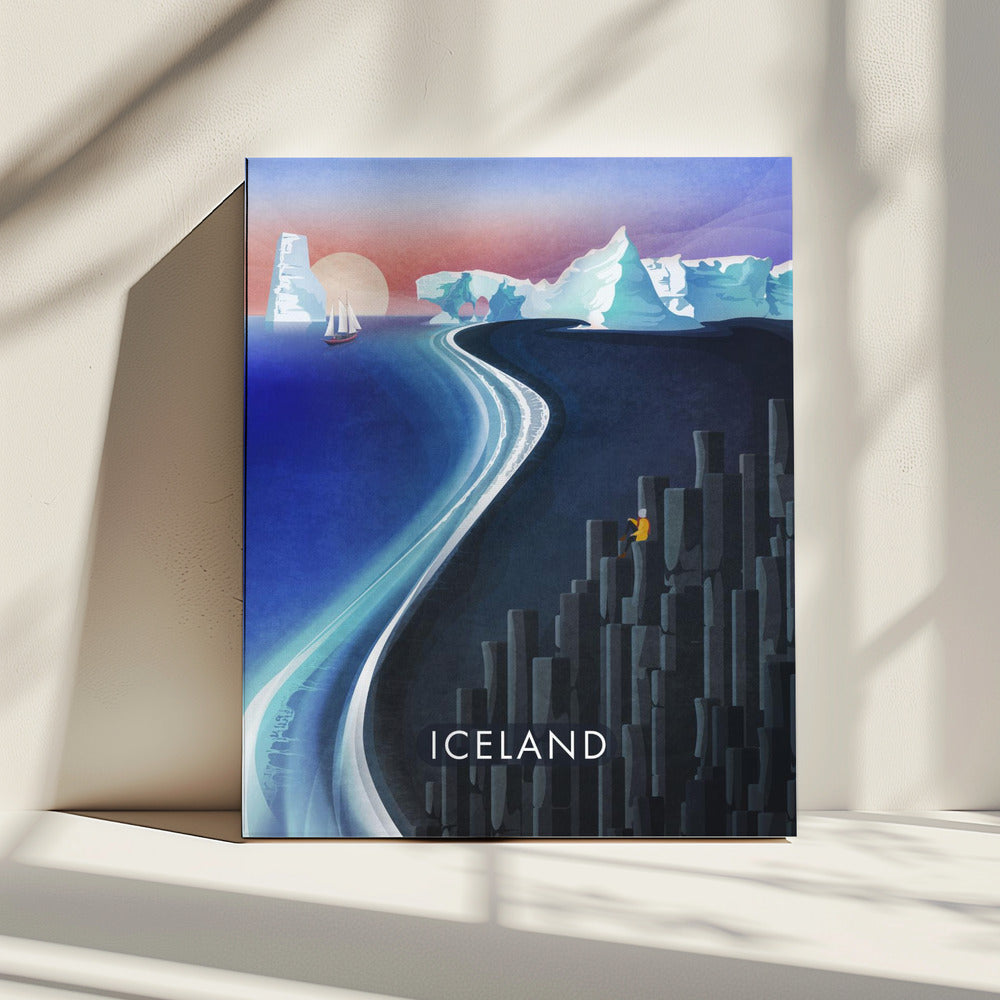 Majestätische Island-Ansicht | Leinwand