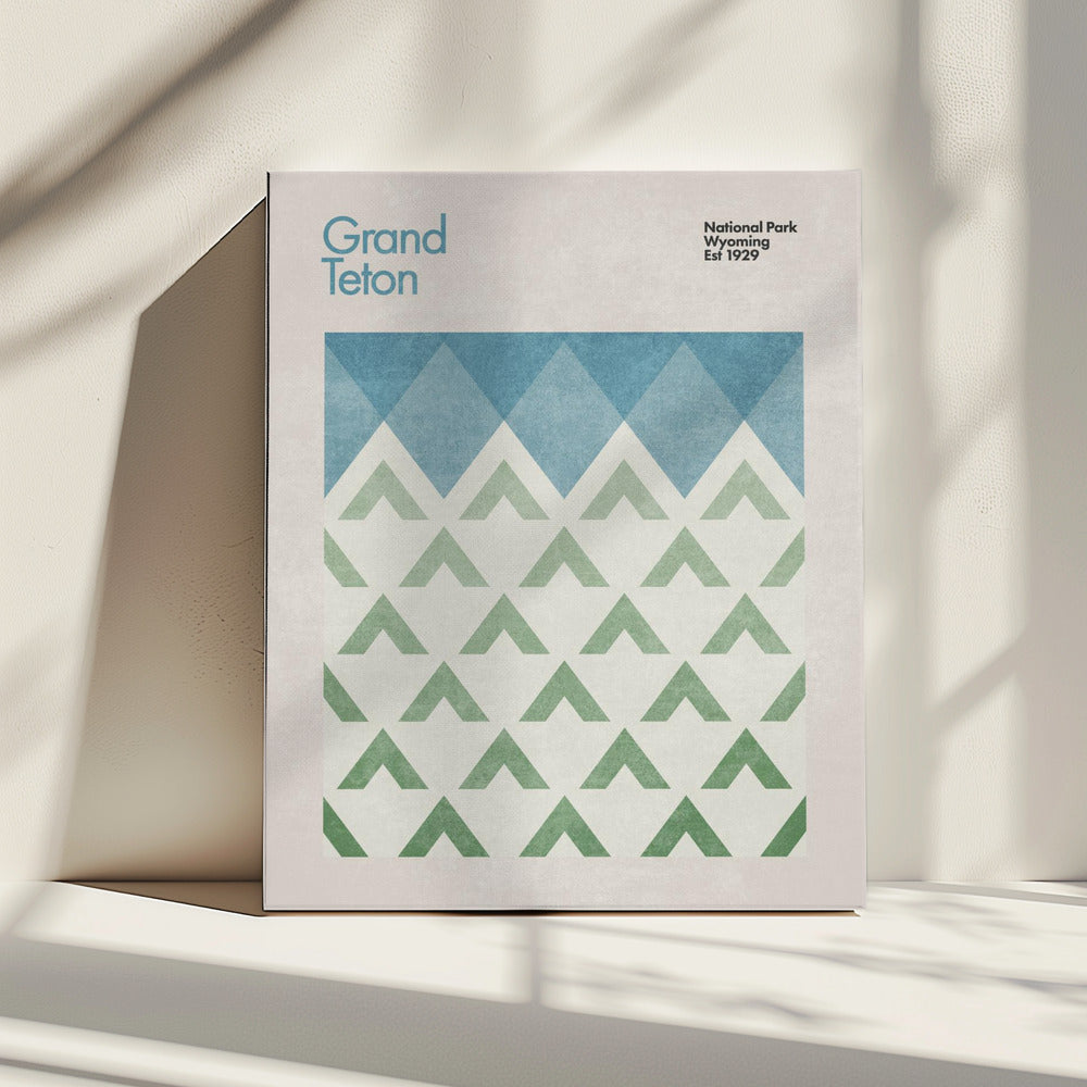 Geometrische Spitzen | Leinwand