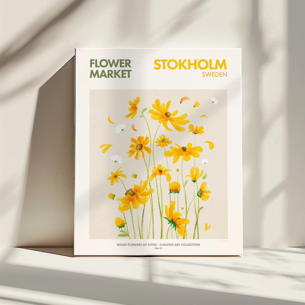Stockholmer Blüten | Leinwand