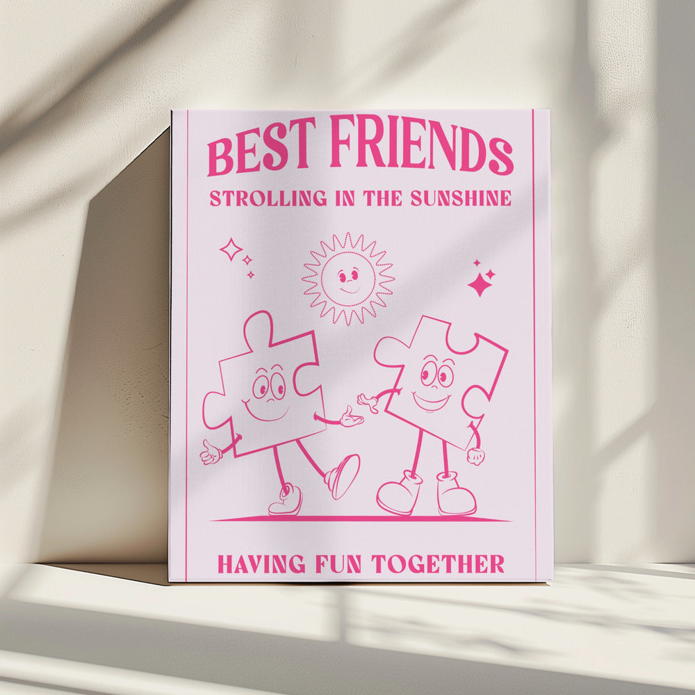 Beste Freunde | Leinwand
