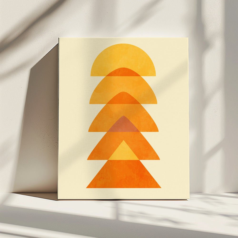 Spring Mid Rhapsody Orange 5 | Leinwand