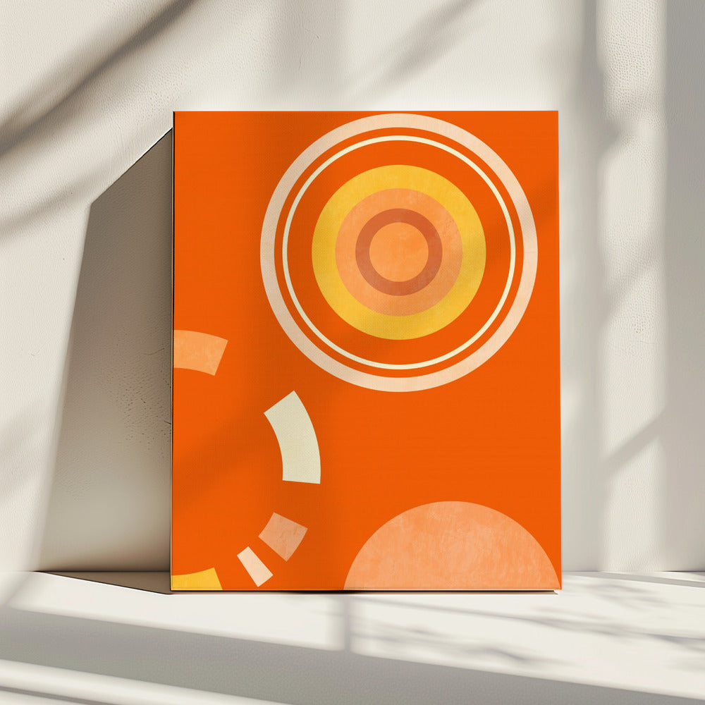 Spring Mid Rhapsody Orange 4 | Leinwand