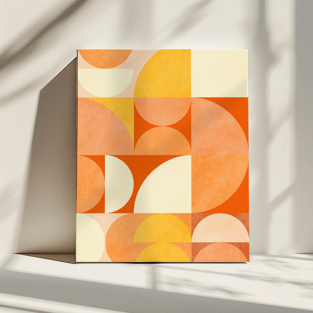 Spring Mid Rhapsody Orange 3 | Leinwand