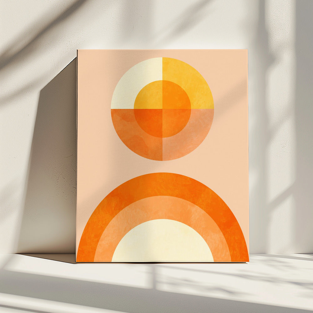 Spring Mid Rhapsody Orange 2 | Leinwand