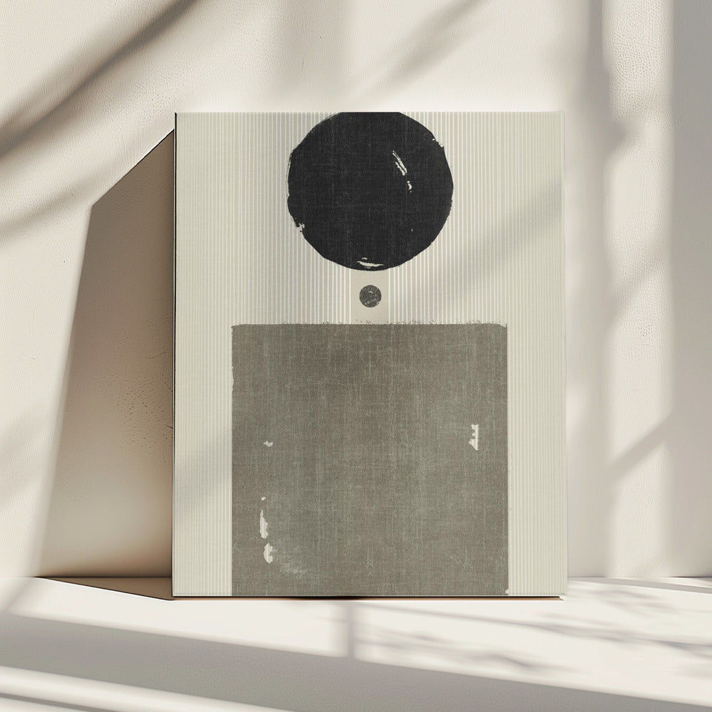 Dame in Beige | Leinwand