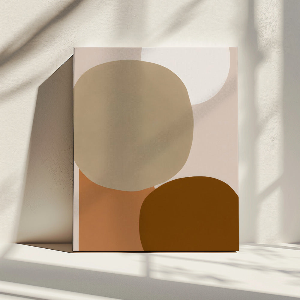 Erdiger Minimalist | Leinwand