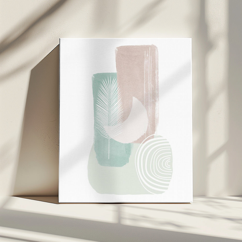 Formen in Pastell | Leinwand