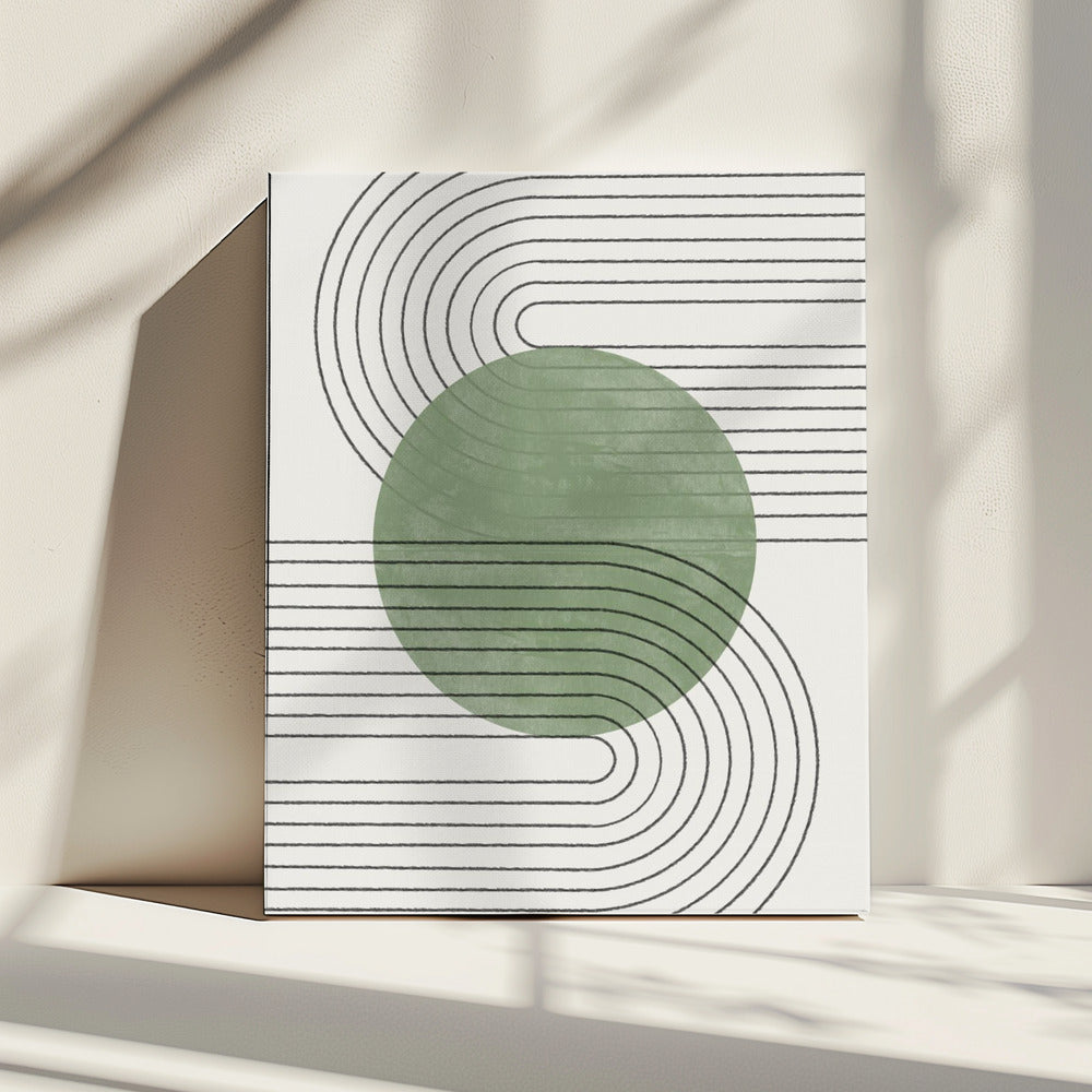Geschwungene Harmonie | Leinwand