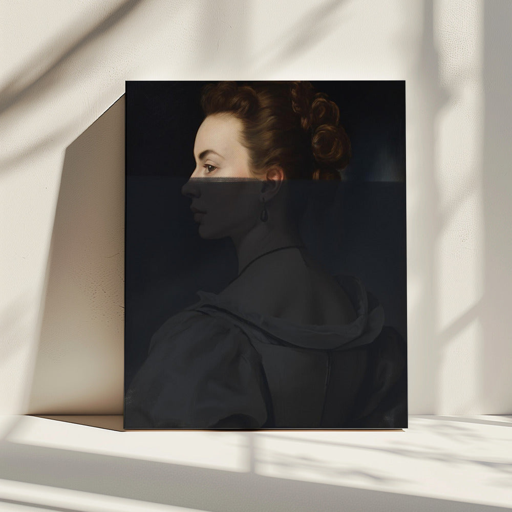 Modernes Frauenporträt | Leinwand