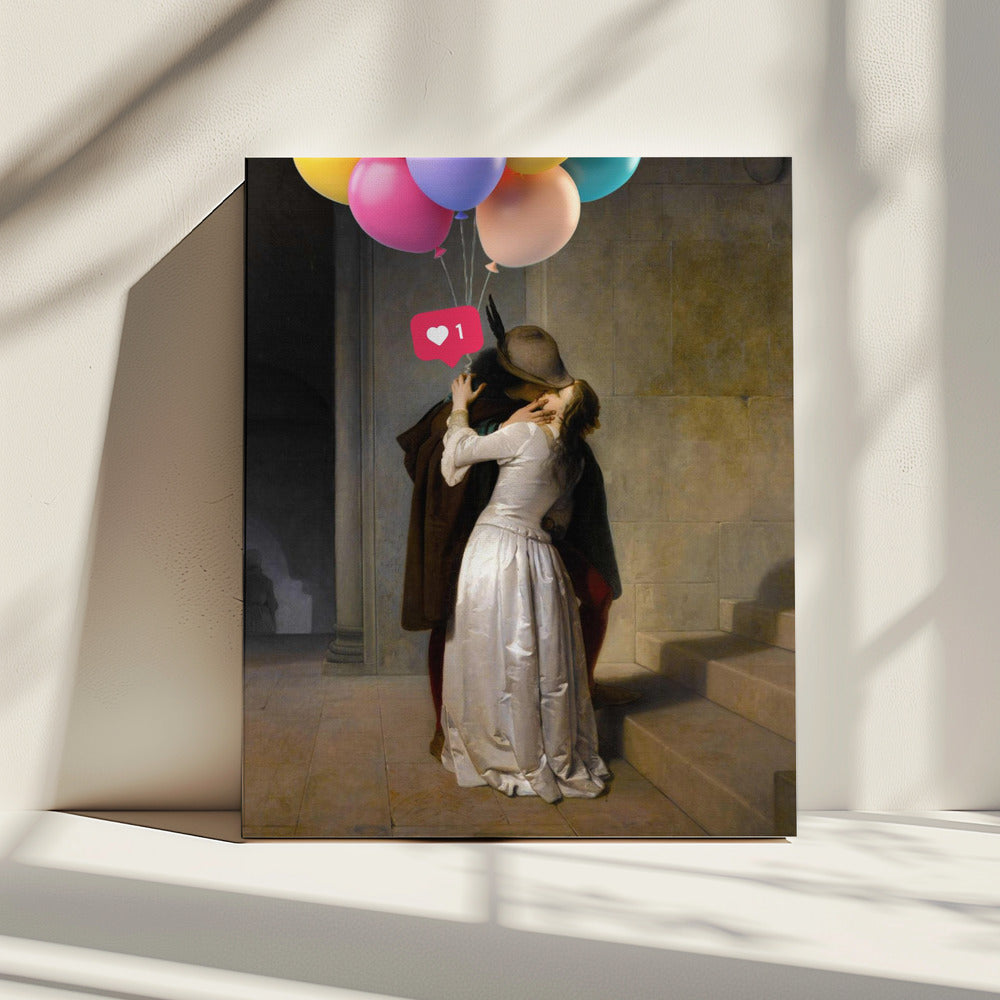 Renaissance Romanse - Veränderte Kunst | Leinwand