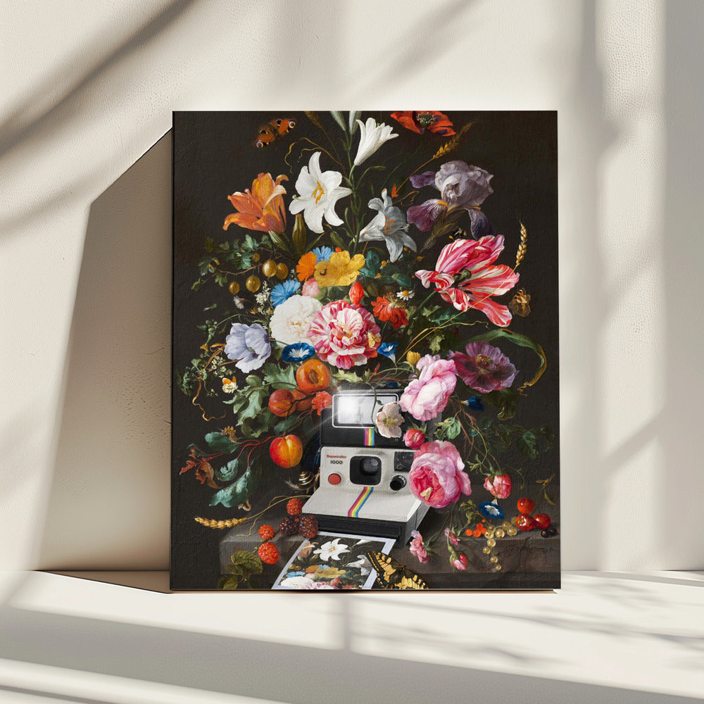 Floral Instant Photo | Canvas