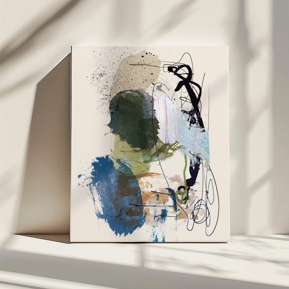 Zwilling Abstrakt | Leinwand