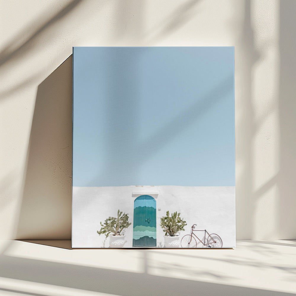 Ostuni blaue Tür | Leinwand
