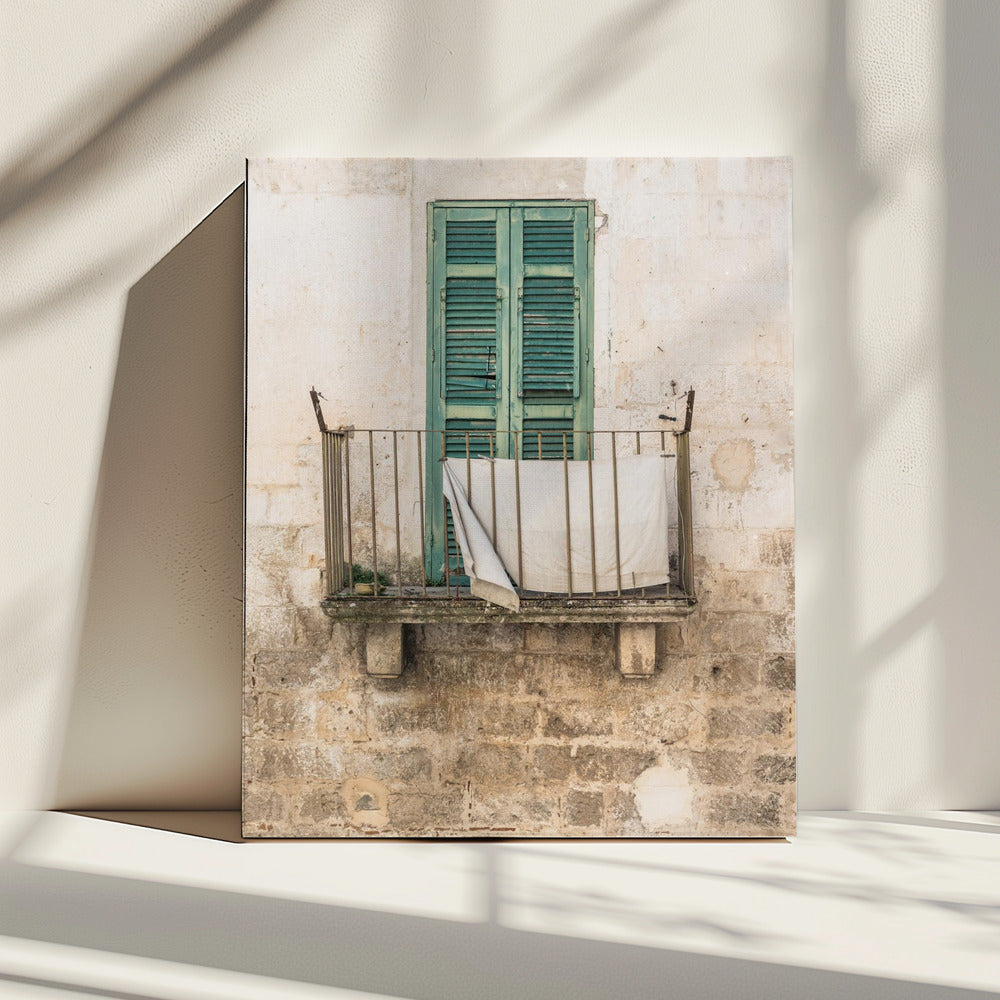 Italienische Fassade | Leinwand