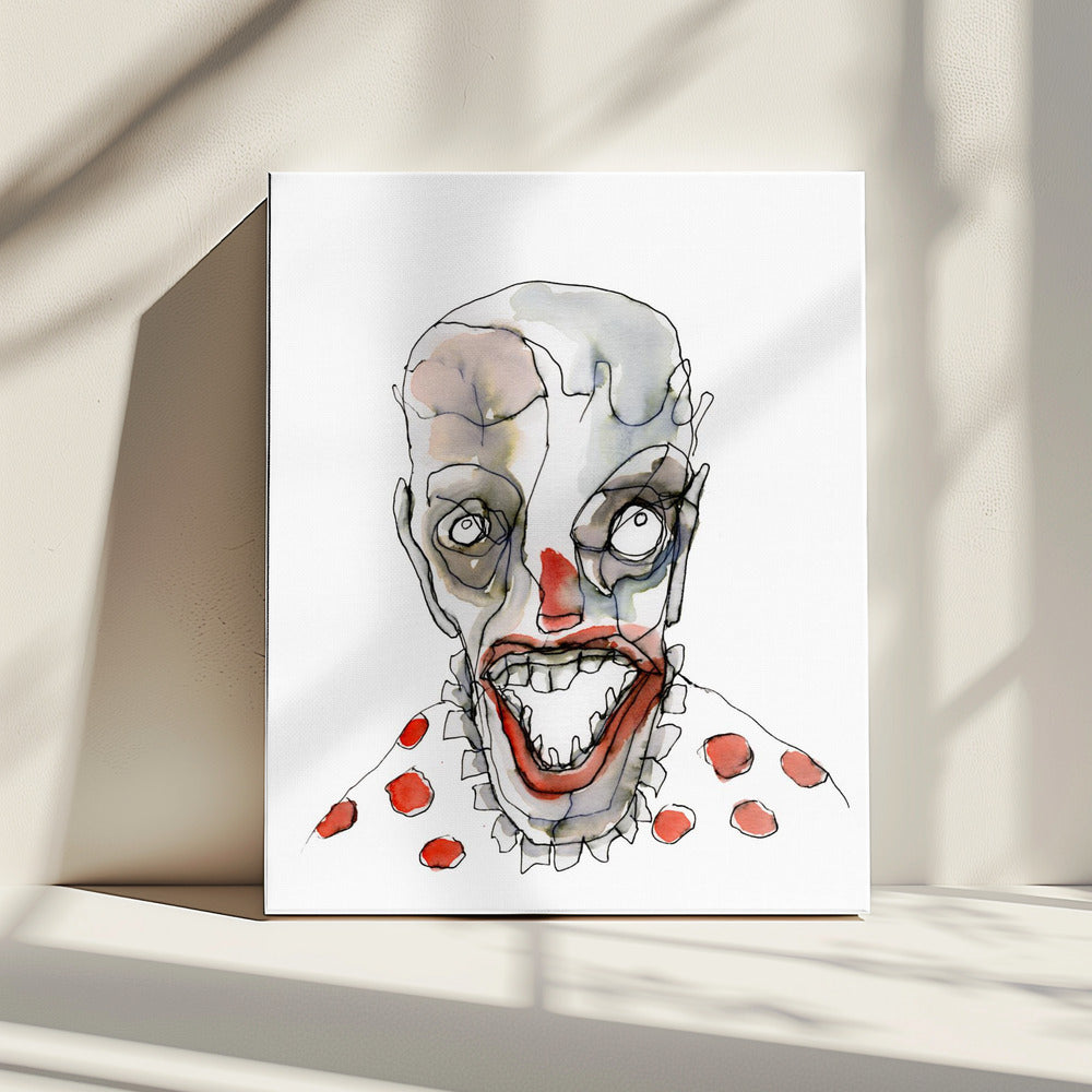 Clowns Of The Pizza Party | Canvas