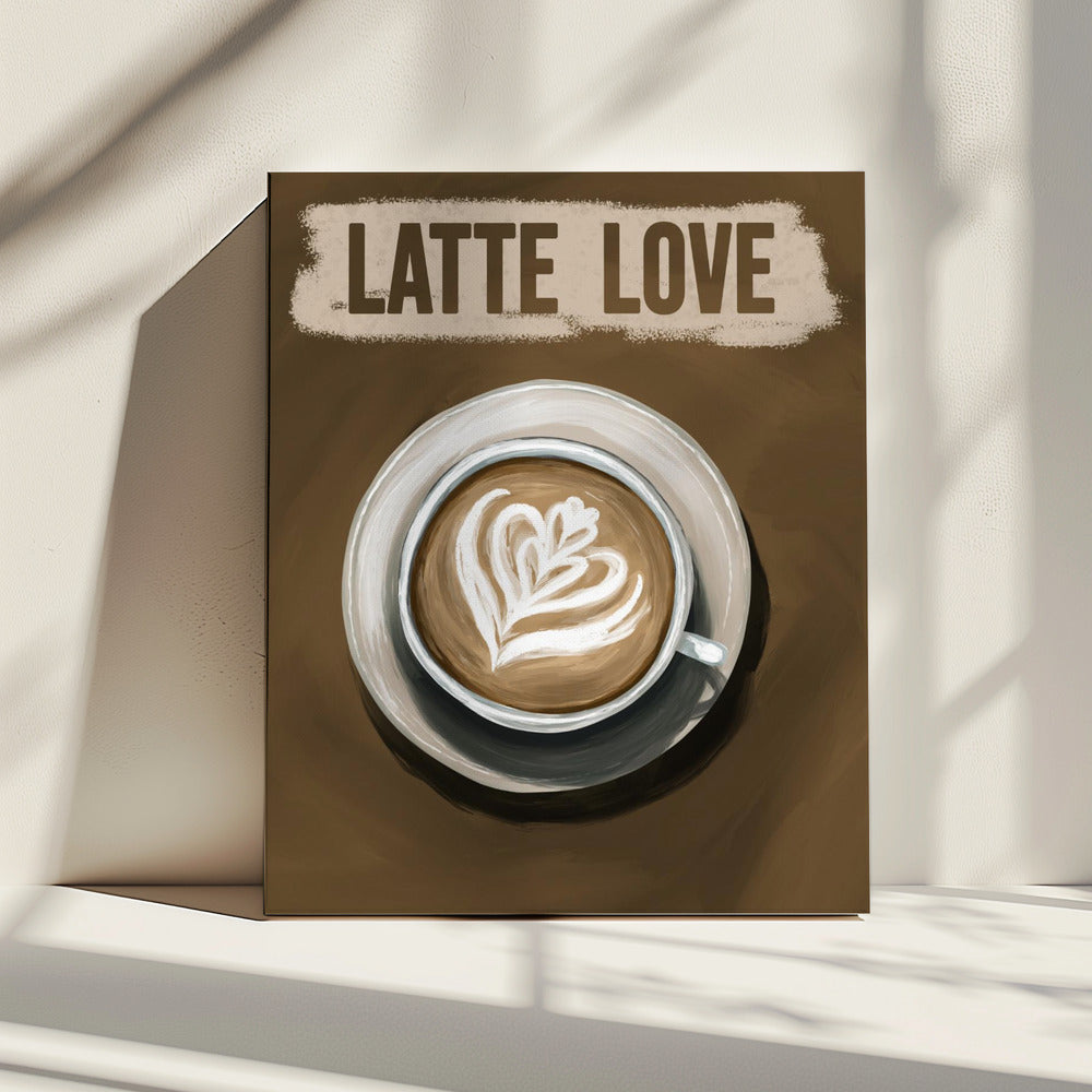 Latte Love | Leinwand