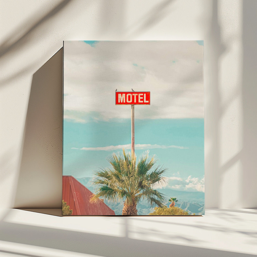 Dieses Motel ist für die Vögel | Leinwand