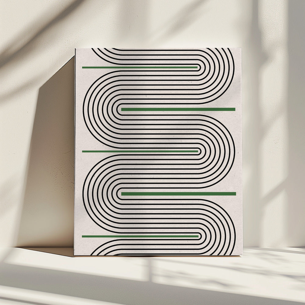 Curved Harmony | Canvas