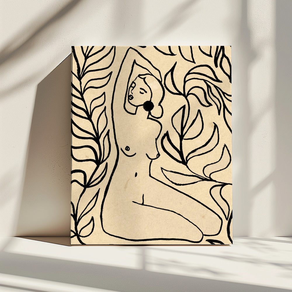 Mädchen in der Natur | Leinwand