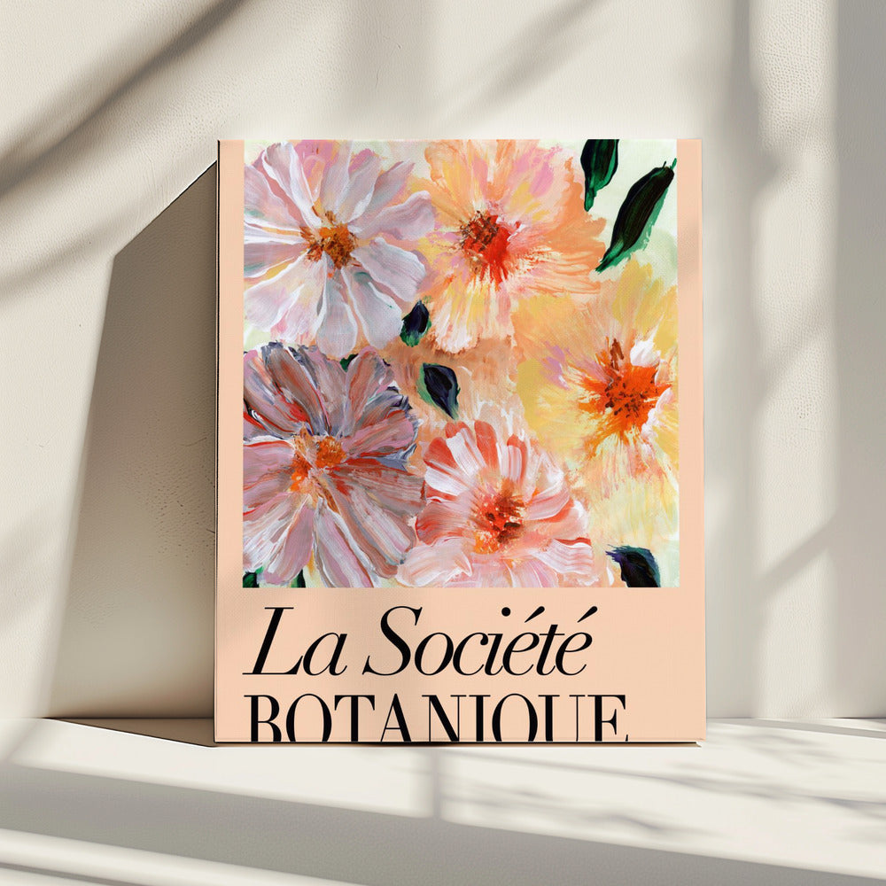 La Société Botanique Pfirsichblüten | Leinwand