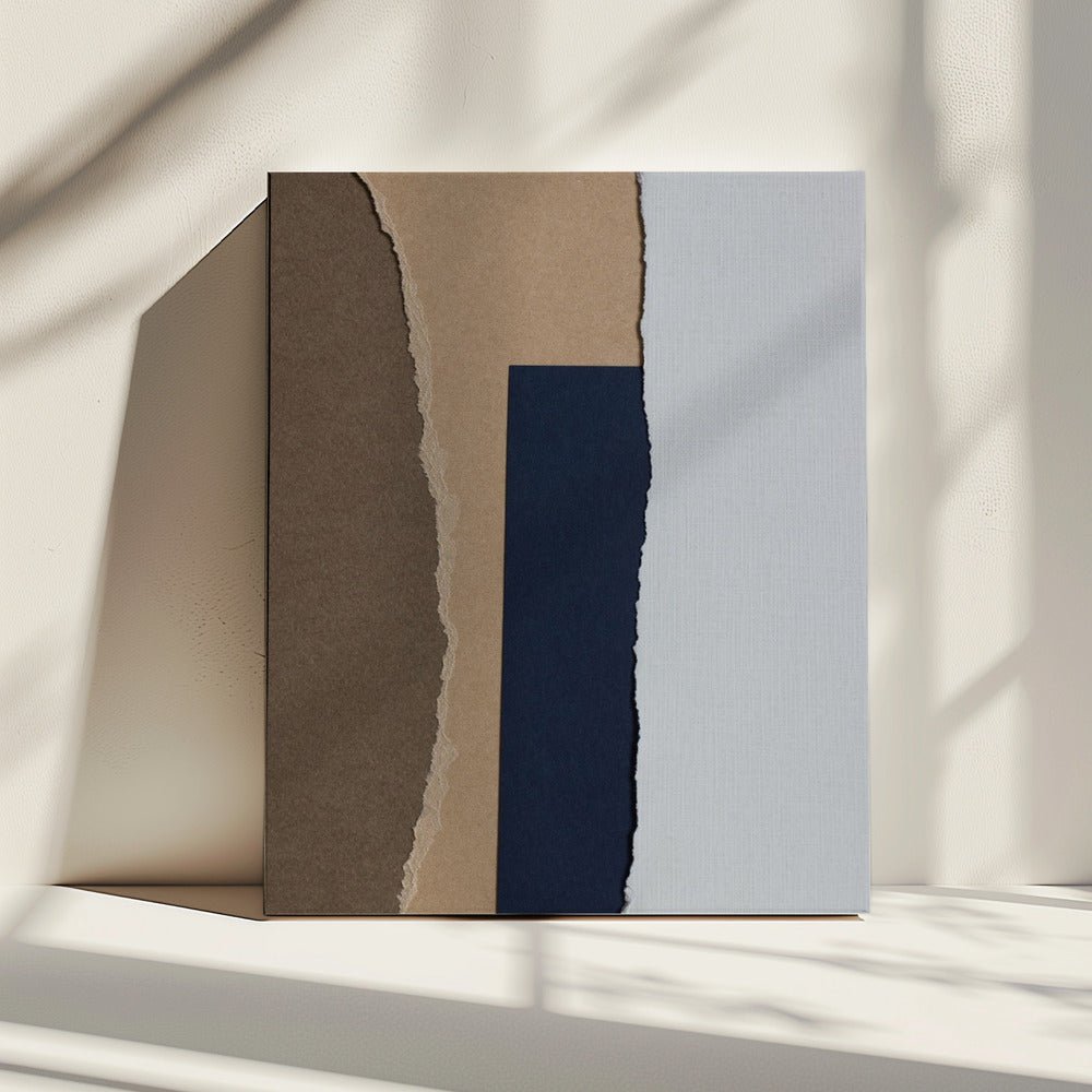 Zerrissenes Papier 4 | Leinwand