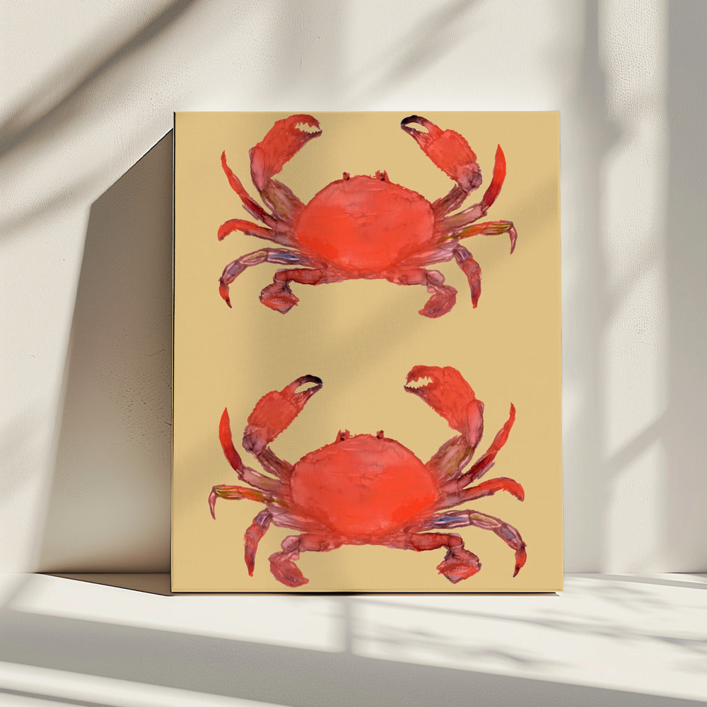 Krabbenposter 2 | Leinwand