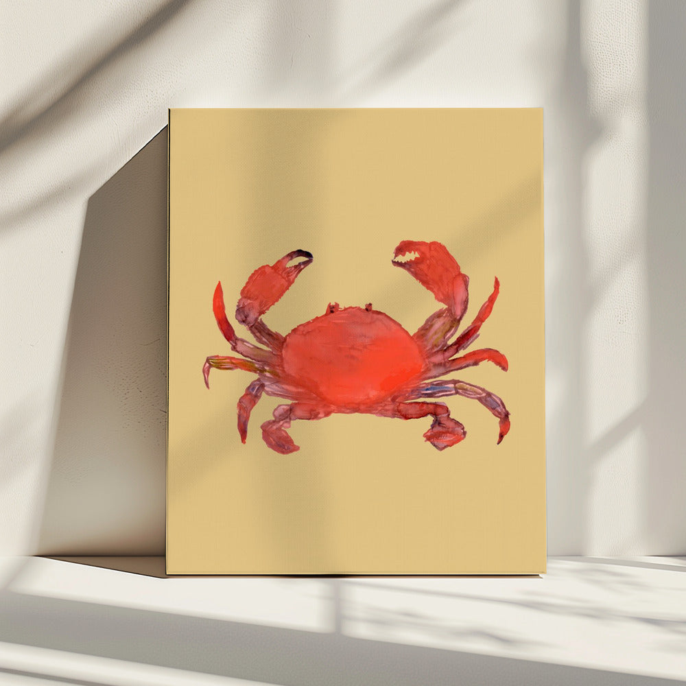 Krabbenposter | Leinwand