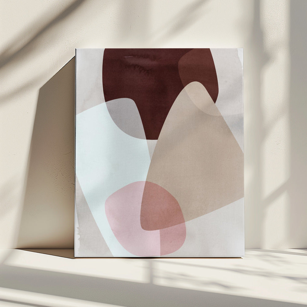 Mareike Böhmer Grafik 150c Rot | Leinwand