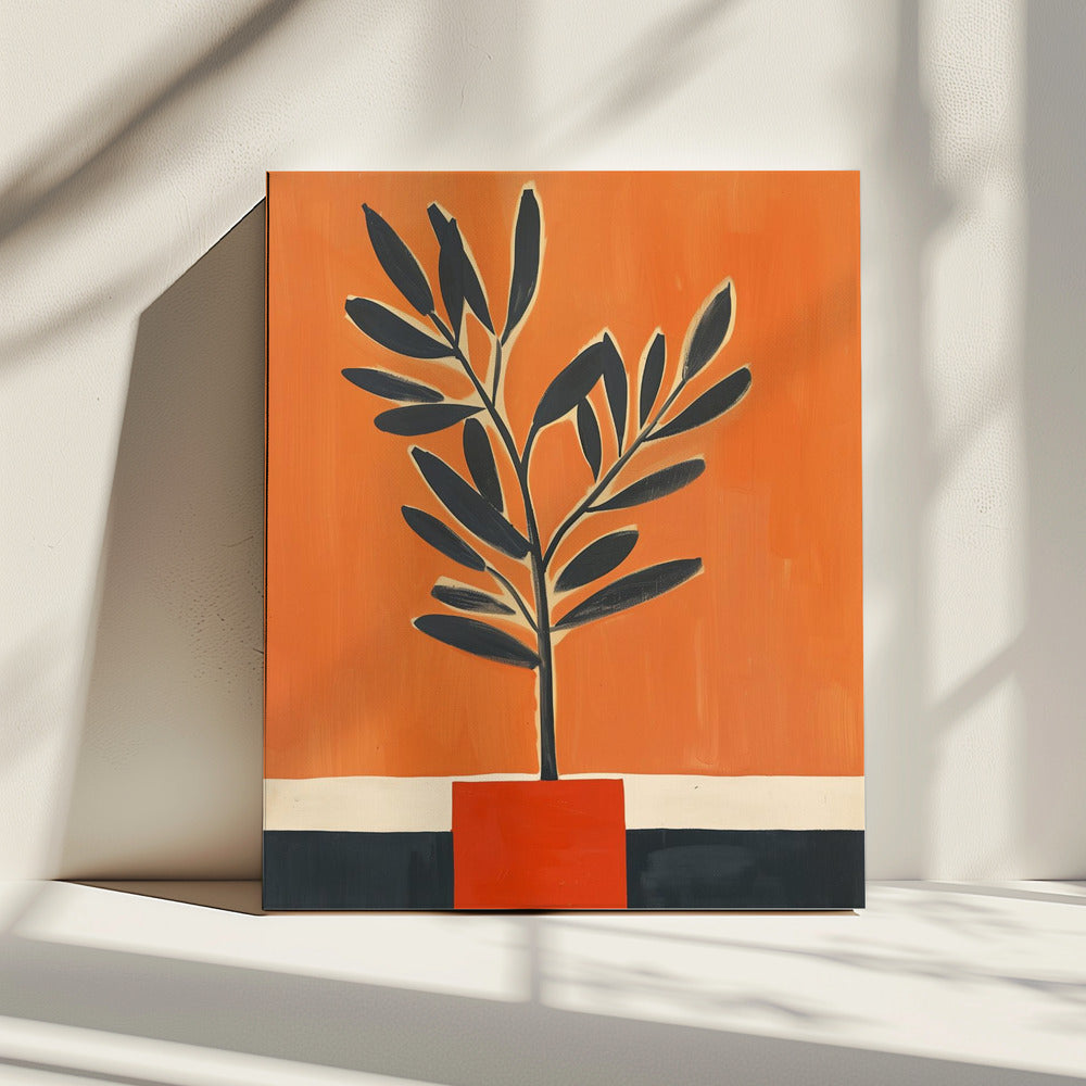Orangenpflanze | Leinwand