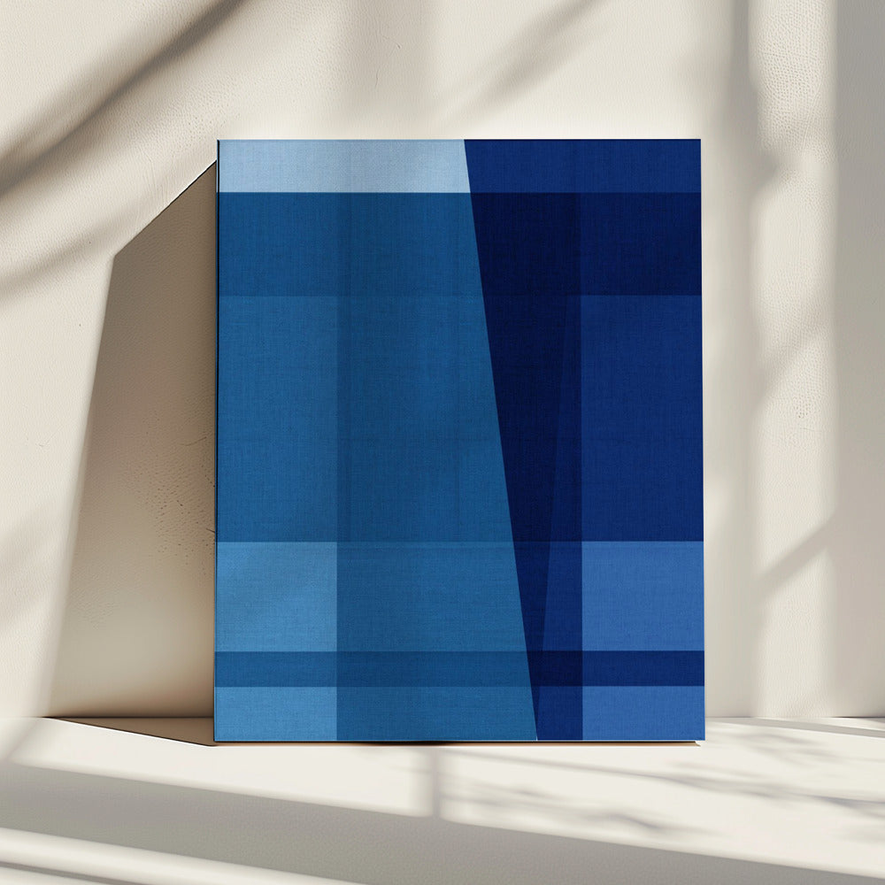 Gewebtes Marineblau Jam 3 | Leinwand