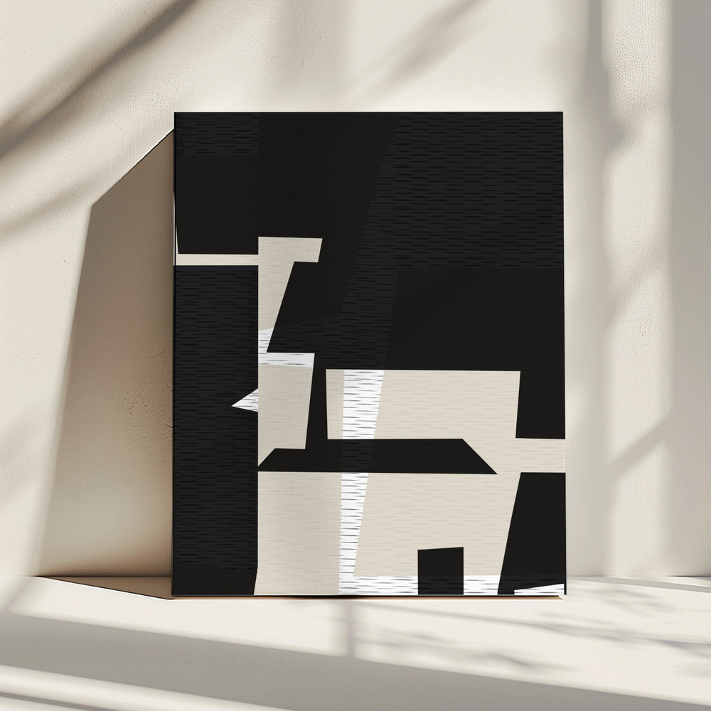 Minimalistisches Gewebe 3 | Leinwand