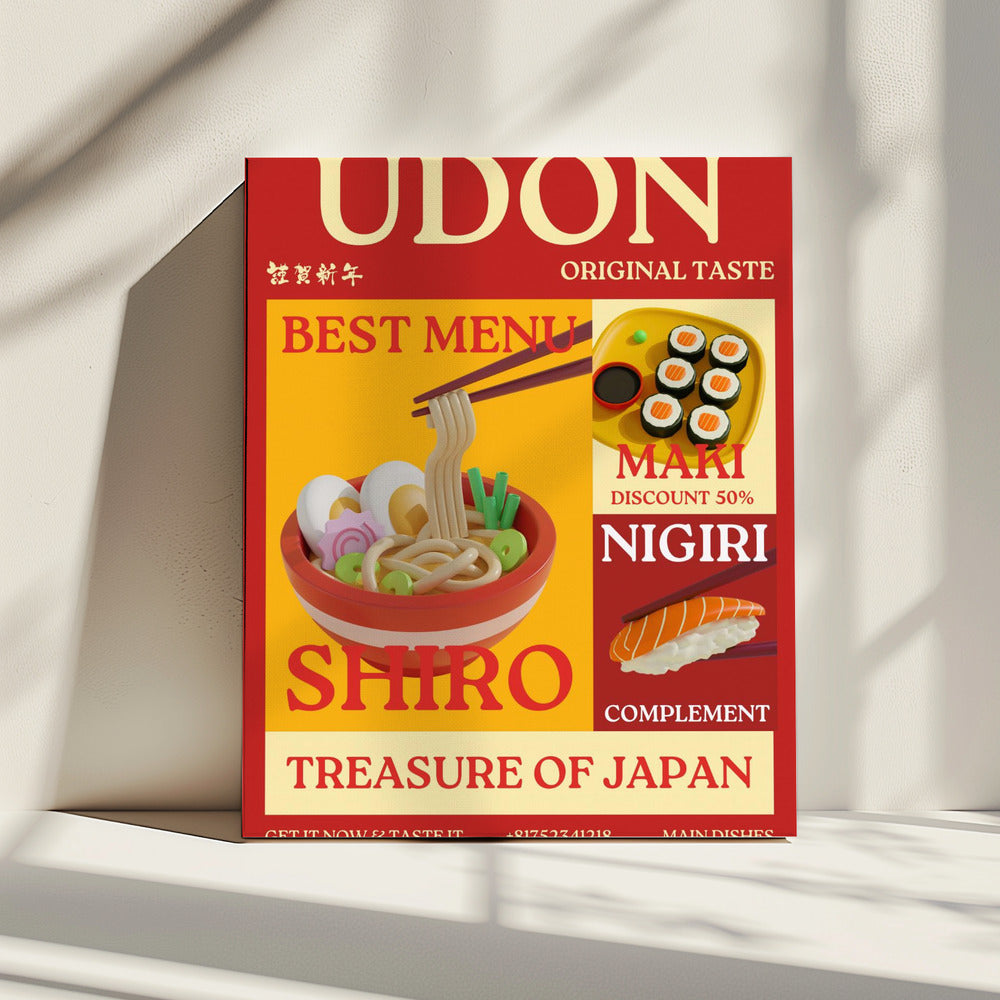Udon-Poster | Leinwand
